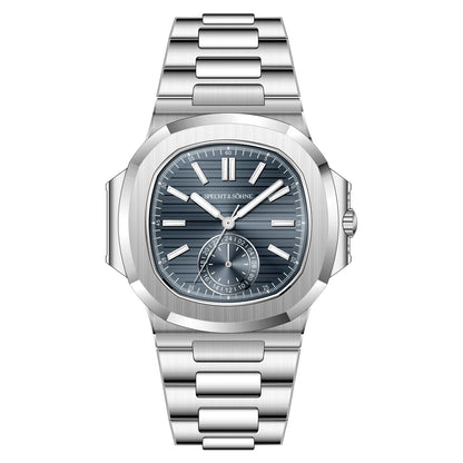 Relógio masculino ultrafino Specht & Söhne New Classic 40.8MM, movimento Japan VH60, vidro de safira, relógio desportivo 5980, resistente à água 50M
