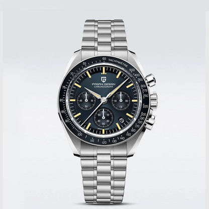 PAGANI DESIGN 2026 New CK2988 Moon Watches Retro Top Luxury Quartz Watch For Men Sapphire glass Speed Chronograph Wristwatch Men