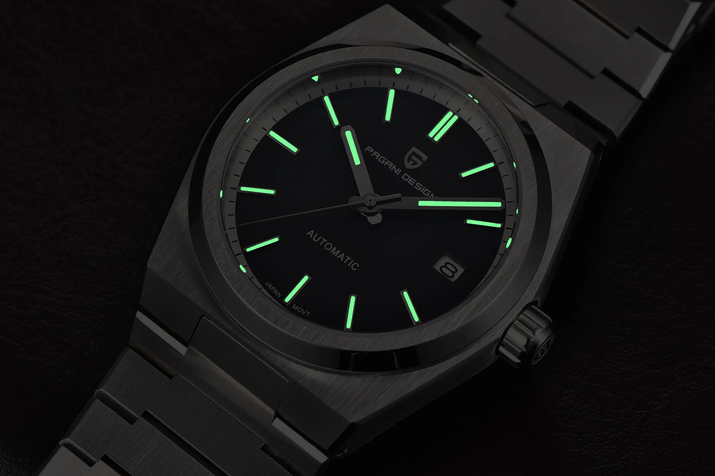 Pagani Design Men's Fashion Automatic Mechanical Watch Miyota8215 Luxury Sapphire AR Coated Stainless Steel Waterproof
