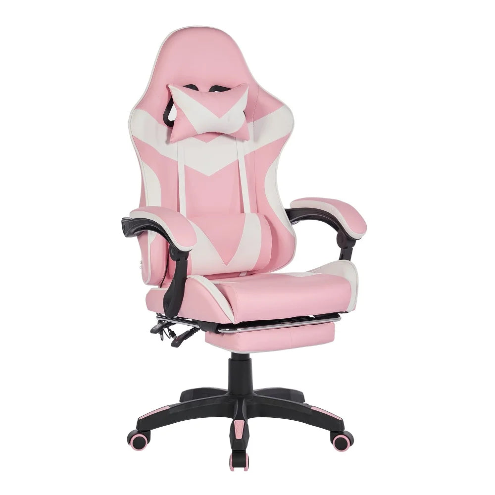 Ergonomic Gaming Chair 360° Reclining Office Chair with Footrest, Adjustable Height Racing Chair with Lumbar Support and Headrest