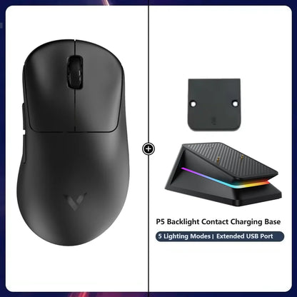 Rapoo VT3S /VT3S MAX GEN-2 kabellose Gaming-Maus, echte 8K-Wireless-Polling-Rate, 49g ultraleicht, bis zu 750Hr Akkulaufzeit