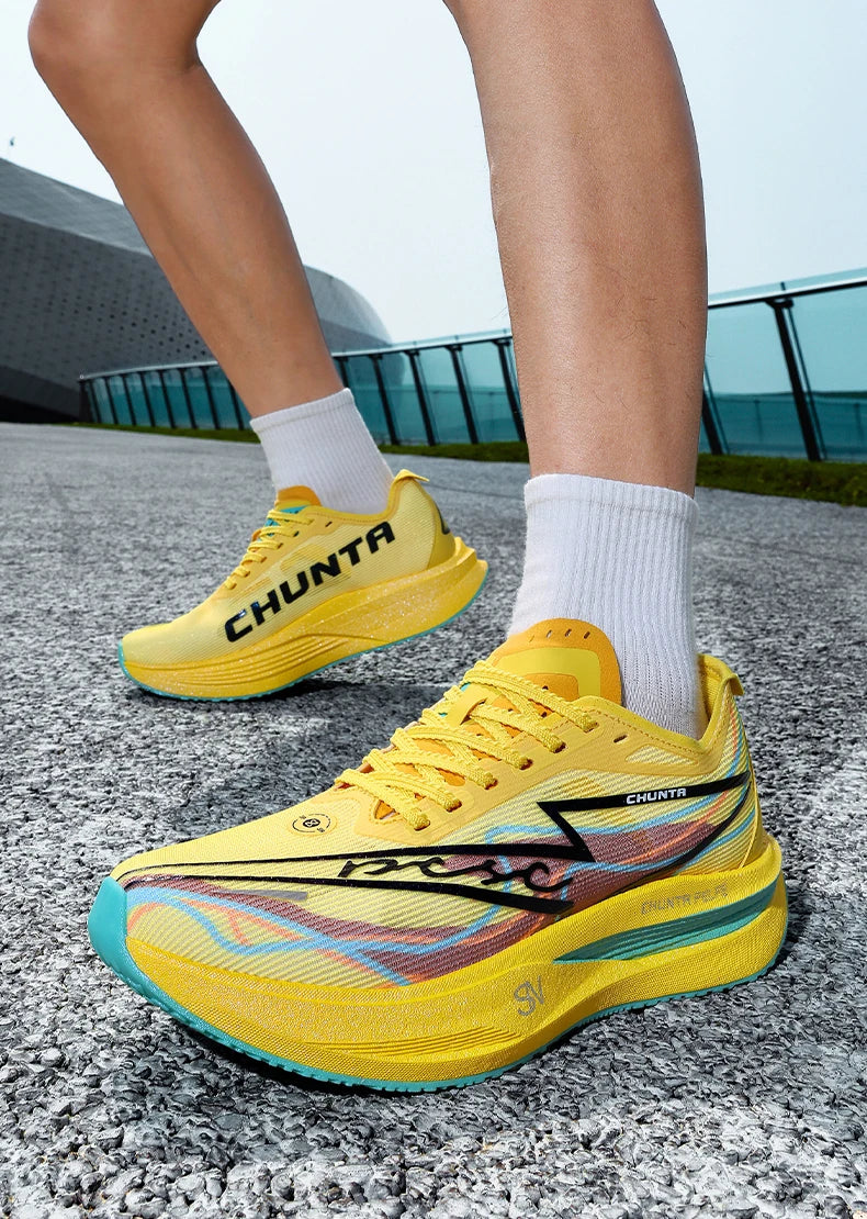 Zapatillas de running con placa de carbono, especiales para maratón, deportivas para hombre, transpirables, ligeras, cómodas y de ocio para mujer.