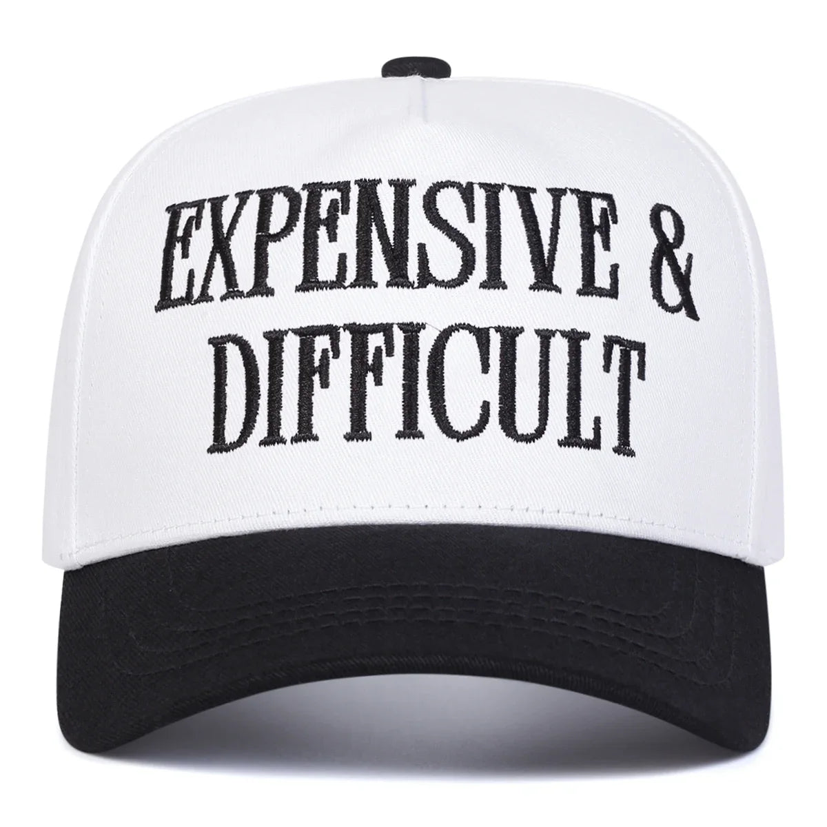 Unisex EXPENSIVE DIFFICULT Letter Embroidery Baseball Caps Spring Autumn Outdoor Adjustable Casual Hats Sunscreen Hat Sports Cap