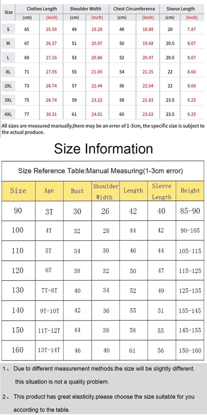 Dragon Ball Anime Super Saiyan 4 T-shirt 2025 Summer Men's and Women's Street Loose Casual Versatile Parent Child Clothing Top