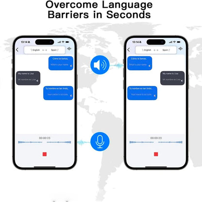 UYUXIO OWS AI Translation Earbuds with LCD Touch Screen, 144 Languages Real-Time Translator Earphones, Wireless Bluetooth Translating Headphones with Noise Cancellation