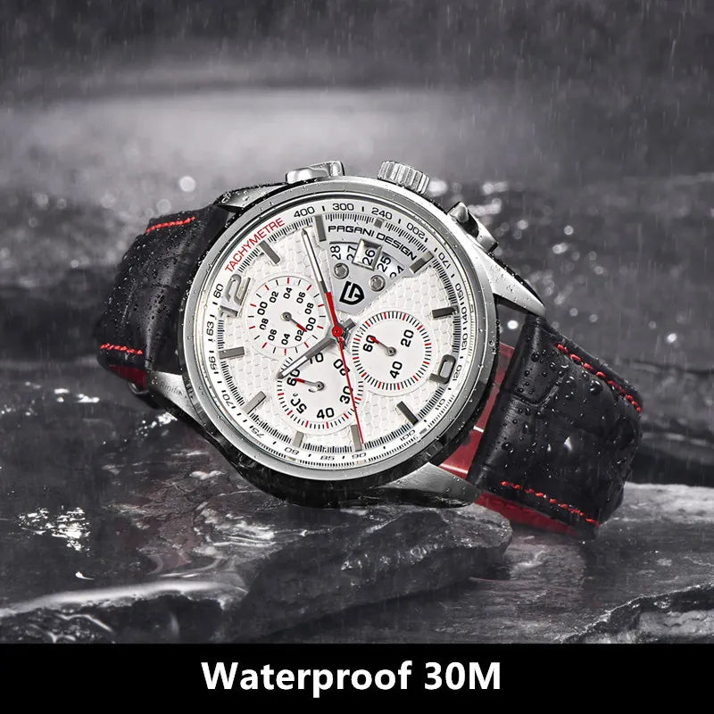 PAGANI DESIGN Chronograph-Stoppuhr für Herren, Quarz, Multifunktion, Militär-Pilotenstil, Relógios Masculino, Reloj Hombre, Montre Homme