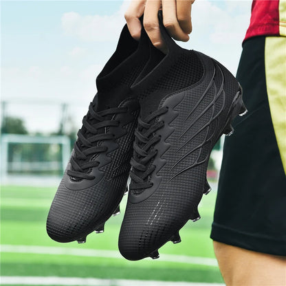 2026 Superfly FG Football Boots Outdoor Soccer Cleats Black Shoes Soft Sport Professional Shoes Breathable Comfortable Boots Plus