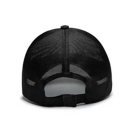 KAIRUI Breathable Full Mesh Hat Men's Trendy Baseball Hat Hip Hop Hat Women's Outdoor Leisure Sports Sunshade Hat Decorative Hat