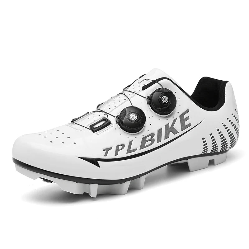 New Men’s and Women’s Bicycle Shoes Outdoor Cycling Shoes with Three Functional Soles Professional Training Shoes