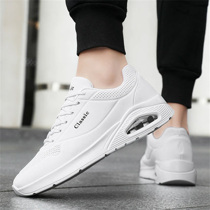 Men's Breathable Shock-Absorbing Running Shoes with Air Cushion Lightweight Low-Top Sneakers for Gym Training Casual Wear