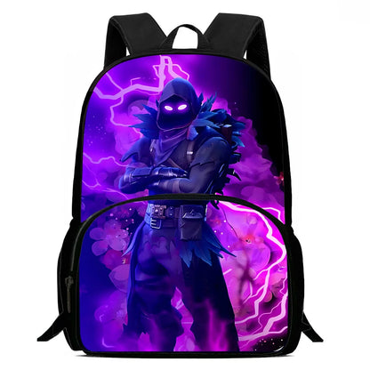 Mochilas Infantis Classic Game FortniteS para Rapazes e Raparigas, Presente de Aniversário para Estudantes, Mochilas Escolares de Grande Capacidade, Duráveis para Campismo