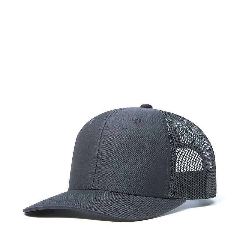 High Quality Mesh Baseball Cap Women Men Summer Cotton Breathable Sunhat Unisex Adjustable Snapback Trucker Hats Male Female