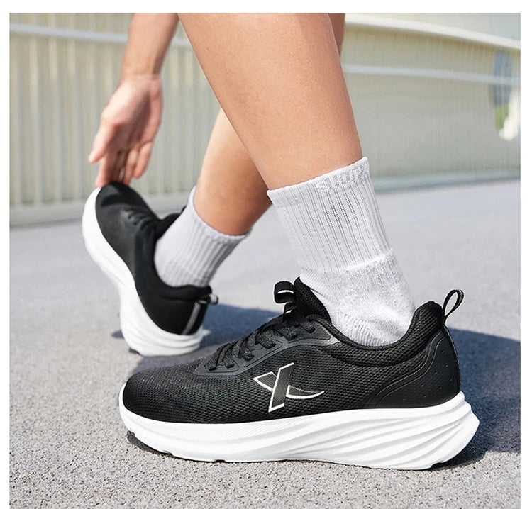 Xtep Women's Running Shoes 2025 Summer New Durable Lightweight Casual Shock-Absorbing Breathable Mesh Sneakers 875418110054