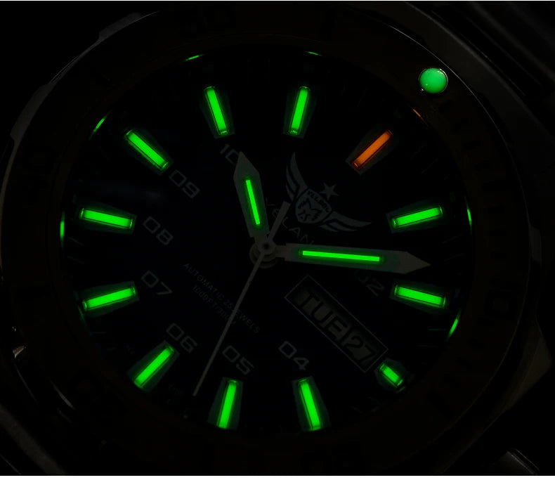 Yelang V5.1 Men's Watch 44mm Super Dive 300M Professional Waterproof SW220 Movement Luxury Automatic Mechanical Watch for men