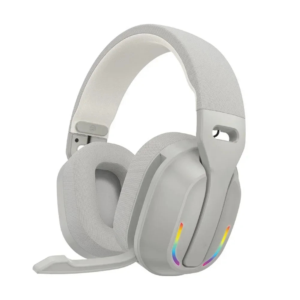 Wireless Headset B500 RGB Noise Cancelling Gaming Headphones 60H Playtime BTV5.4 & HD Sound Stereo Music Game Earphone