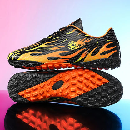 Men Professional Football Boots Cleats Boys Soccer Shoes Ankle Support Cleats Youth Outdoor Match Training Sneakers Non-slip.