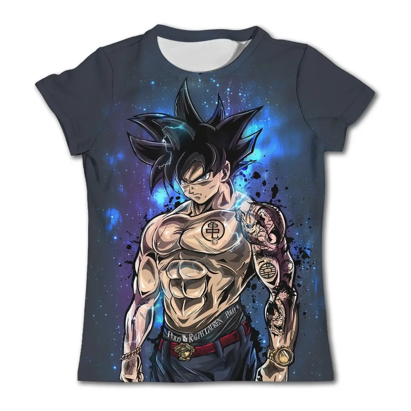 Cartoon Anime 7 Dragon Ball T-shirt for Children and Boys Cartoon T-shirt Short Sleeved Summer Men's Top Short Sleeved T-shirt, produit gaming premium Fraquane