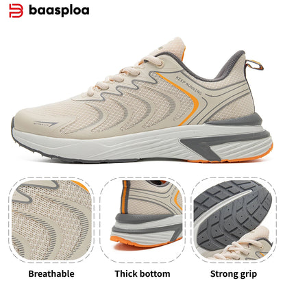 Pánske bežecké topánky Baasploa – ležérne, ľahké, sieťované, priedušné tenisky, pánske outdoorové, protišmykové, odolné voči opotrebeniu, športové topánky
