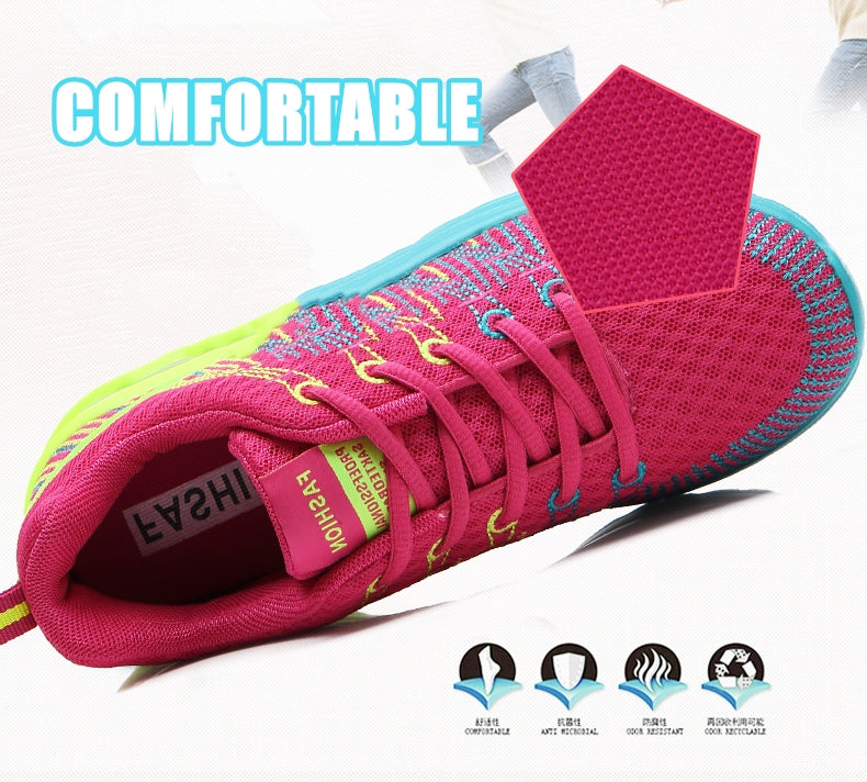 Women’s Sports Shoes Outdoor High-Quality Running Shoes Breathable Athletic Casual Sneakers Ladies Non-slip Sport Walking Shoes