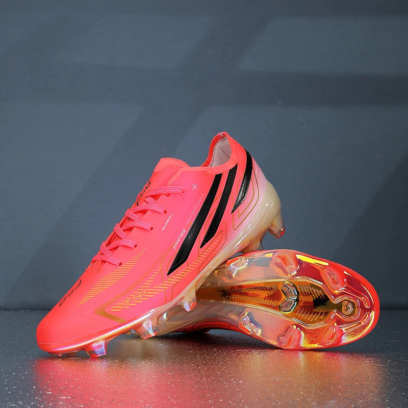 Chaussures de football pour hommes, baskets confortables, chaussures de football de haute qualité avec crampons longs pour garçons - Conception durable et résistante à l'usure