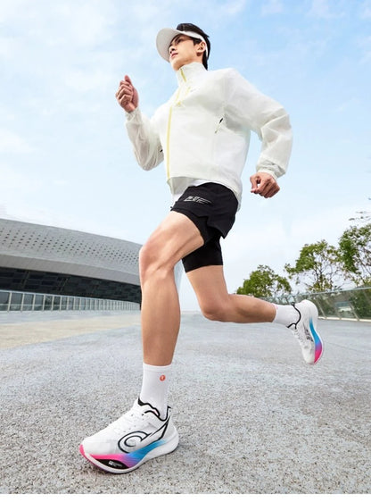 QIAODAN Feiying PB3 Enhanced Edition Professional Marathon Carbon Board hardloopschoenen herensneakers QDB023251299T