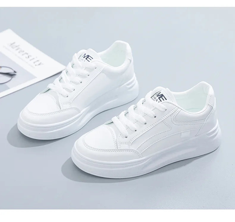Women's Sneakers Fashion 2025 New Trainers Comfortable Casual Lace-Up Sneakers for Women Tenis Feminino
