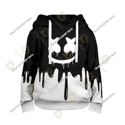 Children Battle Royals Hoodie Fortnite Boys Girls Cartoon Printed Pullovers Kids Sweatshirt Harajuku Streetwear Spring Winter