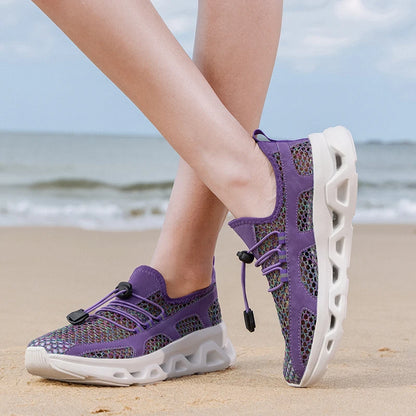 Hombres, mujeres, zapatillas de vadeo de secado rápido, transpirables, AquaIn Upstream, antideslizantes, para deportes al aire libre, resistentes al desgaste, zapatillas de playa, tallas 39-46