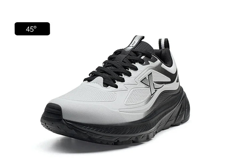 Xtep Men's Running Shoes Lightweight Breathable Shock Absorption Wear-Resistant Durable Cushioned Sneakers 875419110002