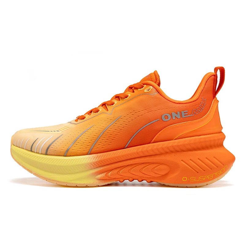 ONEMIX Nieuwe hardloopschoenen met demping voor heren, geschikt voor intensieve hardlopers, met veters, sportschoenen voor dames, antislip, outdoor, atletische herensneakers