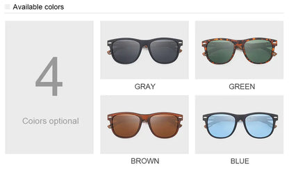 Oi Wood Sunglasses Polarized Black Walnut Wood Sunglasses for Man Polarized High Quality Sun Glasses Men UV400 Eyewear
