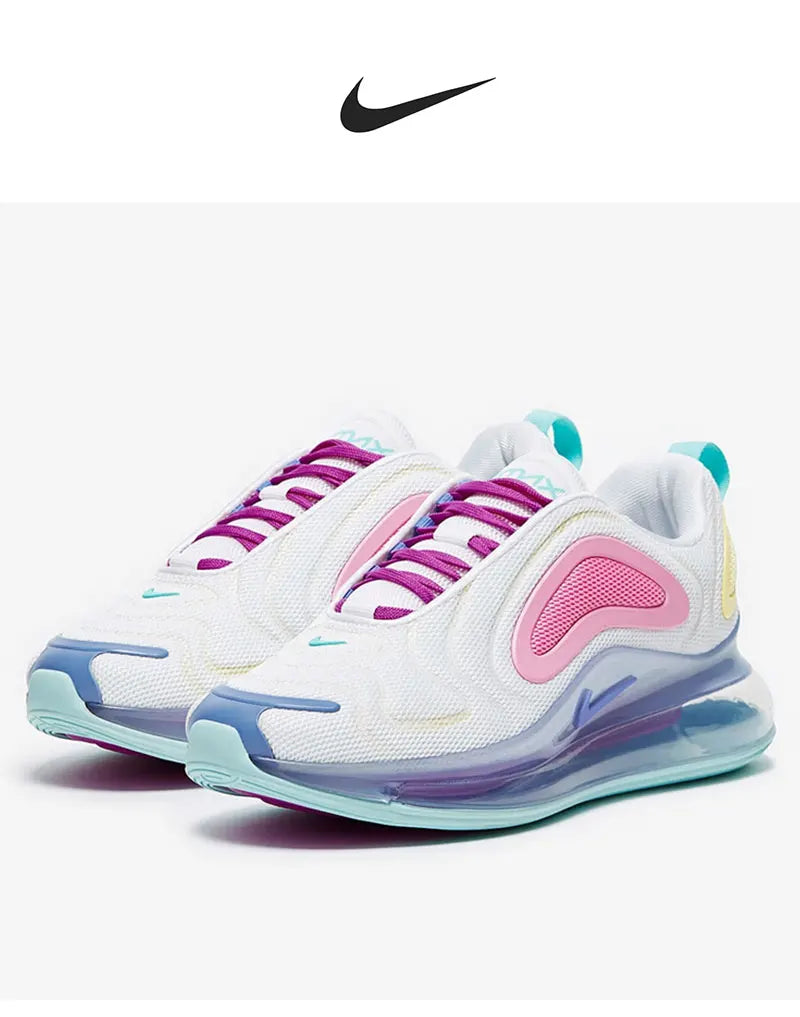 Nike Genuine Air Max 720 Women's Air Cushion Running Shoes AR9293-102