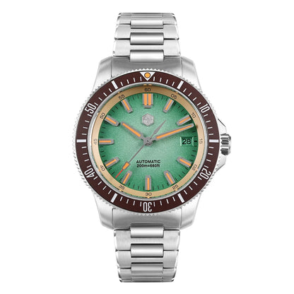 San Martin 2025 New Upgraded Version 40mm Dive Watch Men Original Design NH35 Automatic Mechanical Waterproof 200m SN0118