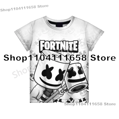 Birthday Gifts 3D Print Banana Peely Team Leader Bear F-Fortnite T Shirt T-shirt Men's Tee Battle Royale Game Summer Tops