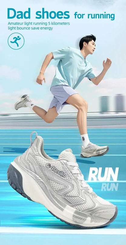ONEMIX 2026 Lightweight Dad Damping Sneakers Men Cushioning Running Sports Casual Shoes For Women Soft And Elastic 25216