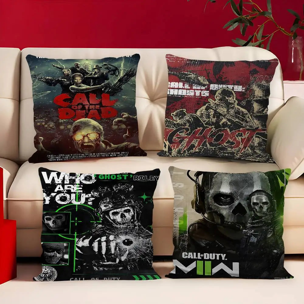 Game C-call Of D-duty Pillow Anime Pillow Sofa Bed Head Pillow Cover Cushion Cover 45x45 Cm Fashion