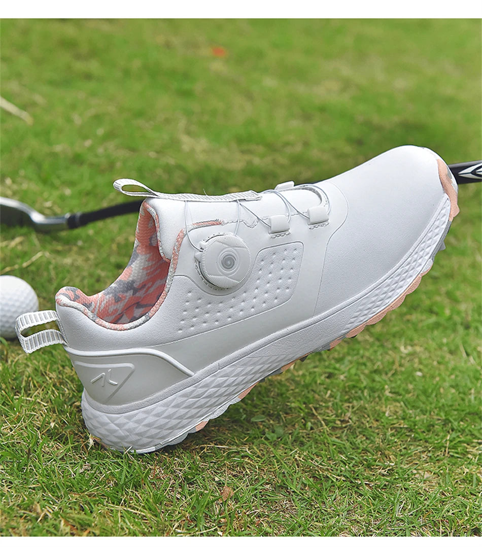 Vodoodporni golfski čevlji Unisex Zunanji protizdrsni golfski superge Moški Luksuzna udobna obutev za golfiste Ženski čevlji za hojo