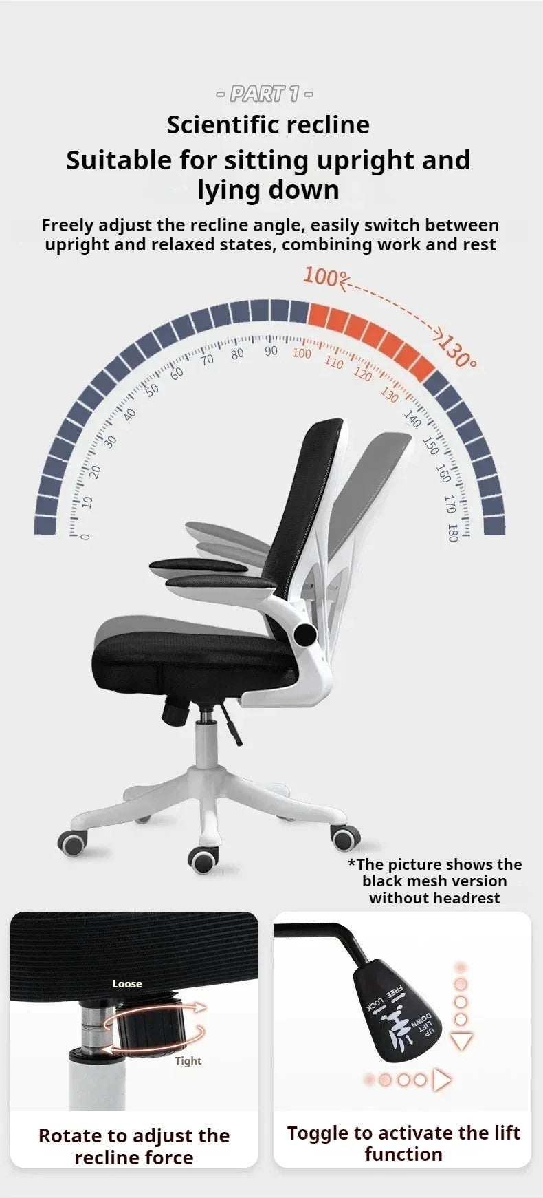 Recliner Computer Chair Ergonomic Lounge Comfy Living Room Accent Office Chair Gaming Mobile Desk Chair Furniture