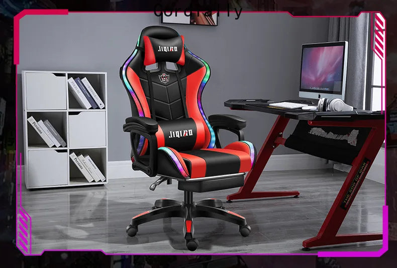High quality gaming chair RGB light office chair gamer computer Ergonomic swivel chair Massage Recliner New gamer chairs