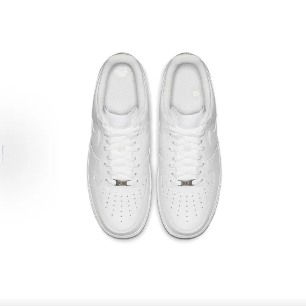 Nike Air Force 1 AF1 All-White Scarpe da skate casual unisex a tomaia bassa CW2288-111