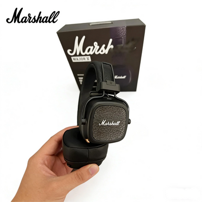 Marshall Major V On-Ear-Bluetooth-Kopfhörer – Kabelloses, faltbares Headset mit tiefem Bass und Mikrofon für Sport, Gaming und den Alltag