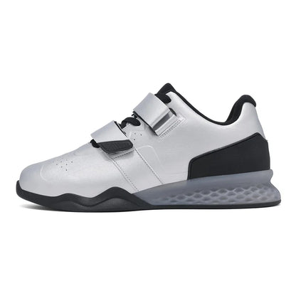 Weightlifting shoes, professional men and women powerlifting squat training shoes, hard sole gym shoes with stable heel, non-slip design