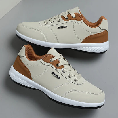 Pantofi de mers pe jos impermeabili pentru bărbați „Four Seasons”, pantofi sport casual din piele pentru bărbați, pantofi de camping antiderapanti, pantofi de tenis pentru bărbați