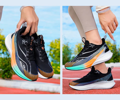 2025 Men's and Women's Professional Carbon Plate Marathon Running Shoes Shock Absorption Ultra-light Stable Support Sports Shoes