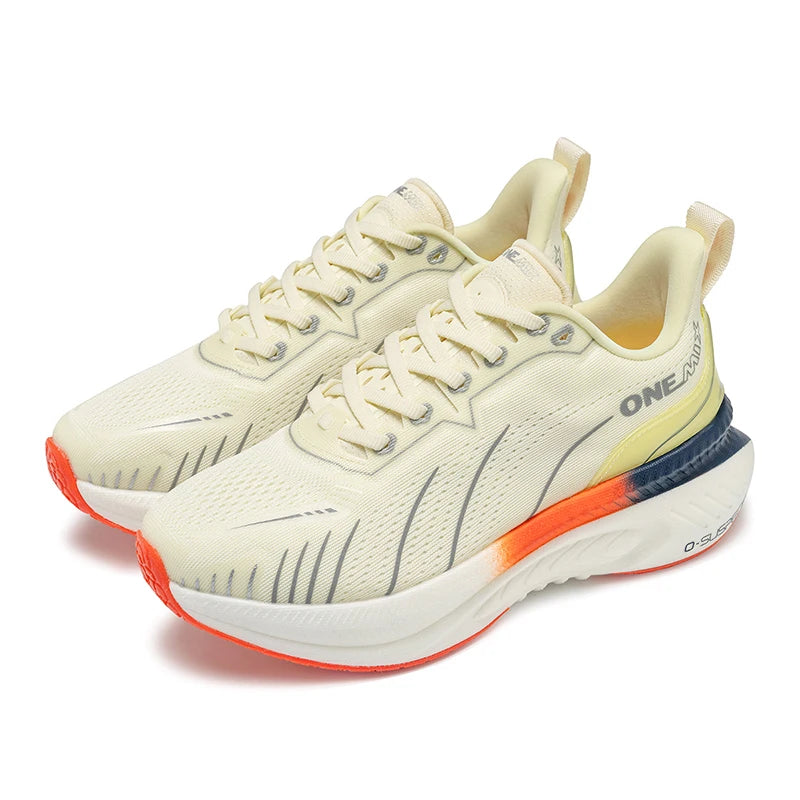 ONEMIX Nieuwe hardloopschoenen met demping voor heren, geschikt voor intensieve hardlopers, met veters, sportschoenen voor dames, antislip, outdoor, atletische herensneakers