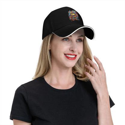 Geometry Cube Gaming Dash Baseball Cap Hip Hop  Sandwich Hats Unisex Adjustable Dad Hat Sport