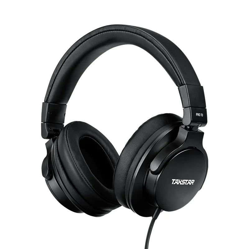 Cuffie da monitoraggio professionali da studio TAKSTAR PRO 70 – Headset over-ear cablato chiuso per produzione musicale, DJ, gaming e registrazione