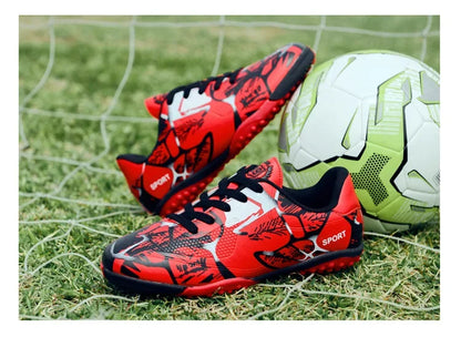 Vaikų futbolo bateliai „Sports Society Field“ berniukams, futsalo, greiti, salės sportiniai bateliai, originalūs bateliai su kaiščiais, futbolo bateliai