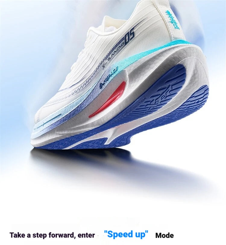 Xtep One Piece Modeling 5.0 Impact-Resistant Men's Lightweight Quick-Drying Marathon Running Sneakers 874219110036