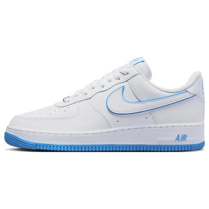 Nike Air Force 1 '07 Bianco Grigio Fumo Chiaro Scarpe da skate casual comode con ammortizzazione AF1 basse da uomo Streetwear FJ4146-100
